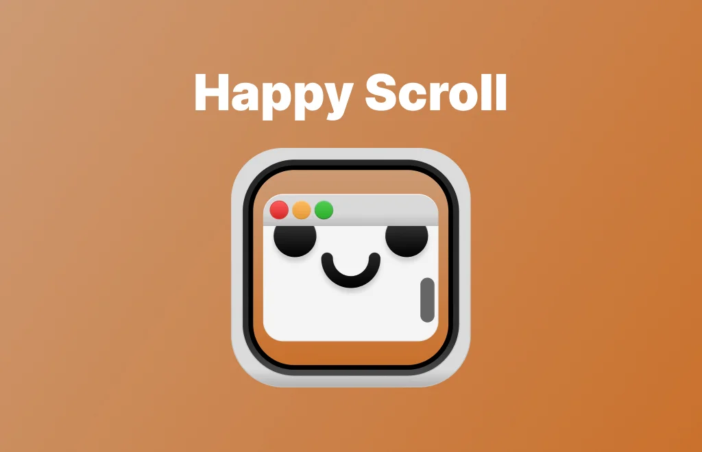 Happy Scroll project artwork from the original portfolio